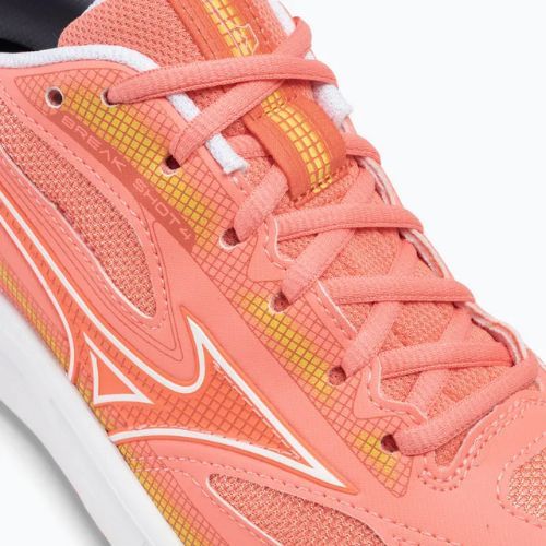 Дамски обувки за тенис Mizuno Break Shot 4 AC candy coral / white / fusion coral
