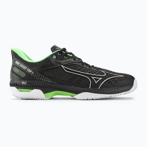 Мъжки обувки за тенис Mizuno Wave Exceed Tour 5 CC black / silver / techno green