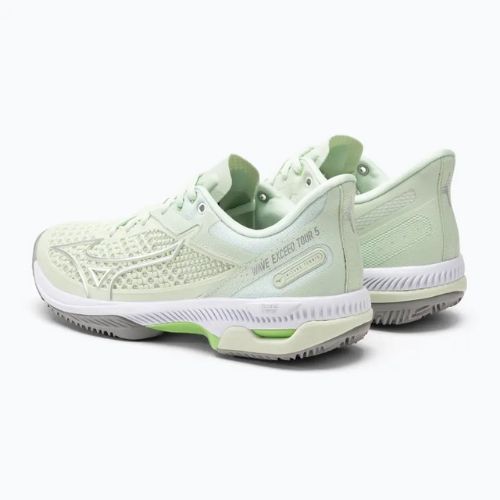 Дамски обувки за тенис Mizuno Wave Exceed Tour 5 CC ambroshia / silver / techno green