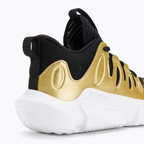 Баскетболни обувки Under Armour W Flow Breakthru 4 black/metallic gold/white за жени