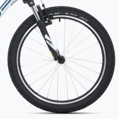 Детски велосипед Superior RACER XC 24 гланц бяло/синьо/неоново жълто