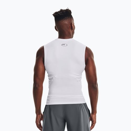 Мъжки тренировъчен анцуг с дълъг ръкав Under Armour Ua HG Armour Comp LS white/black