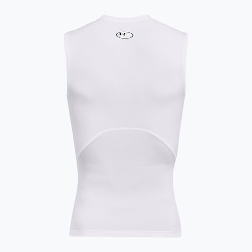 Мъжки тренировъчен анцуг с дълъг ръкав Under Armour Ua HG Armour Comp LS white/black