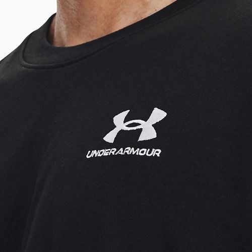 Мъжка тениска Under Armour Logo Emb Heavyweight black/white