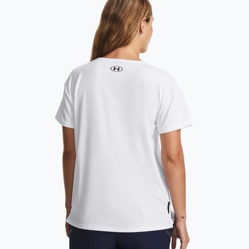 Under Armour Rush Energy 2.0 дамска тениска за тренировки бяло/черно