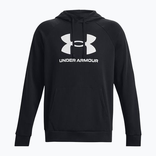 Мъжка качулка Under Armour Rival Fleece Logo HD black/white