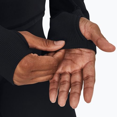 Дамски суитшърт Under Armour Train CW Funnel Neck черен/лимонено жълт/бял