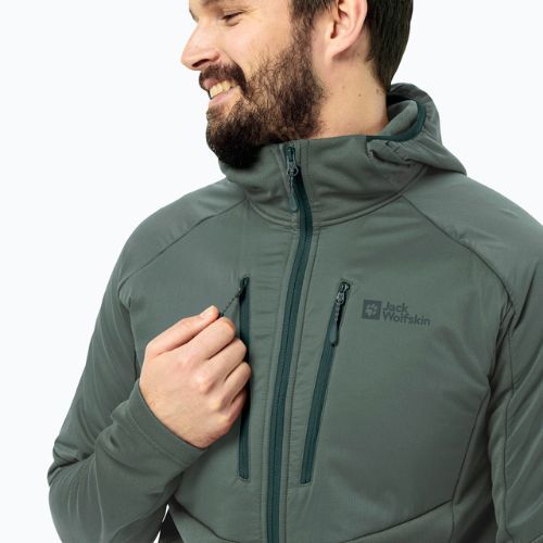 Jack Wolfskin мъжко пухено яке Alpgrat Pro Ins Fz хедж зелен