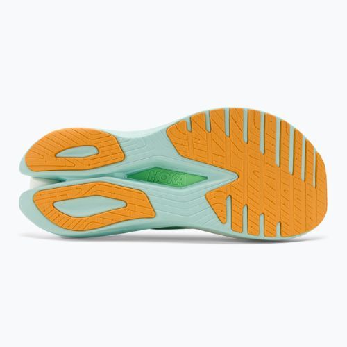 Дамски обувки за бягане HOKA Mach X lime glow/sunlit ocean