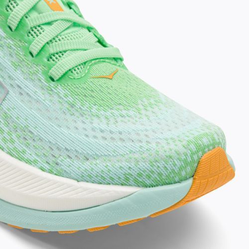 Дамски обувки за бягане HOKA Mach X lime glow/sunlit ocean