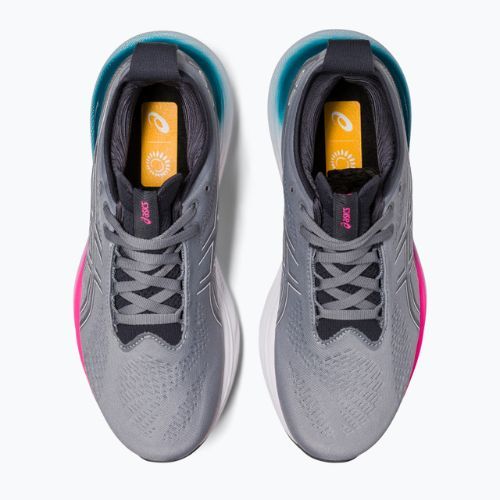 ASICS Gel-Nimbus 25 дамски обувки за бягане sheet rock/white