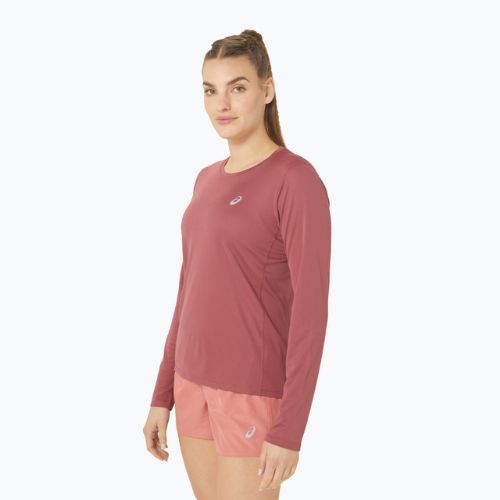 ASICS дамски екип за бягане с дълъг ръкав Core Top brisket red