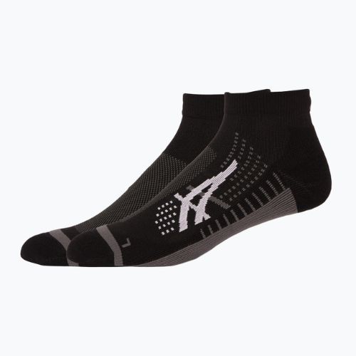 ASICS Icon Run Quarter чорапи за бягане черно/кариерно сиво