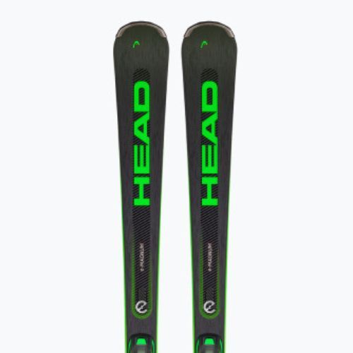 Ски за спускане HEAD Supershape e-Magnum SW SF-PR + PRD 12 black/neon green