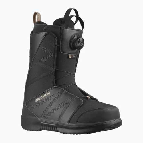 Мъжки ботуши за сноуборд Salomon Titan Boa black/black/roasted cashew