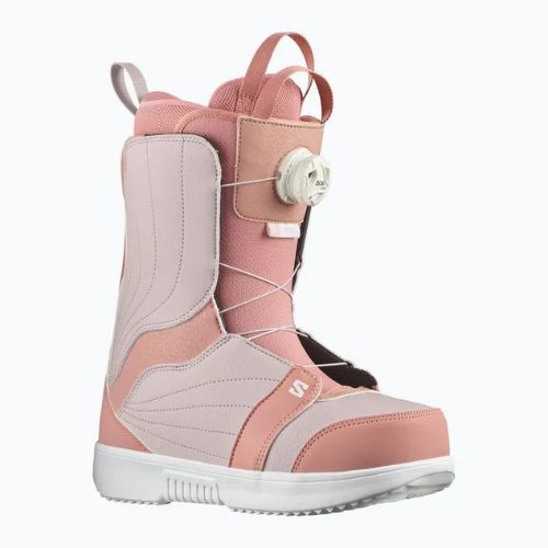 Дамски ботуши за сноуборд Salomon Pearl Boa ash rose/lilac ash/white