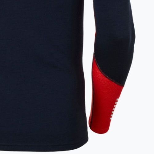 Мъжка термоактивна блуза Helly Hansen Lifa Merino Midweight 1/2 Zip navy
