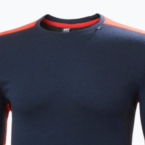 Мъжка термоактивна блуза Helly Hansen Lifa Merino Midweight Crew navy/598