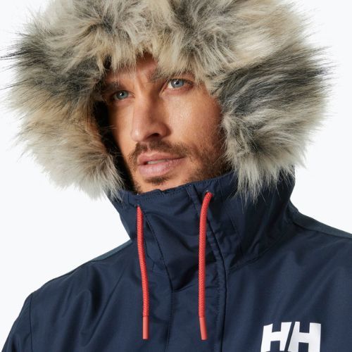 Мъжки Helly Hansen Coastal 3.0 Parka пухено яке в тъмносиньо