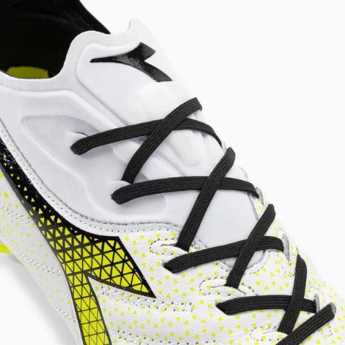 Мъжки футболни обувки Diadora Brasil Elite Tech GR LPX white/black/fluo yellow