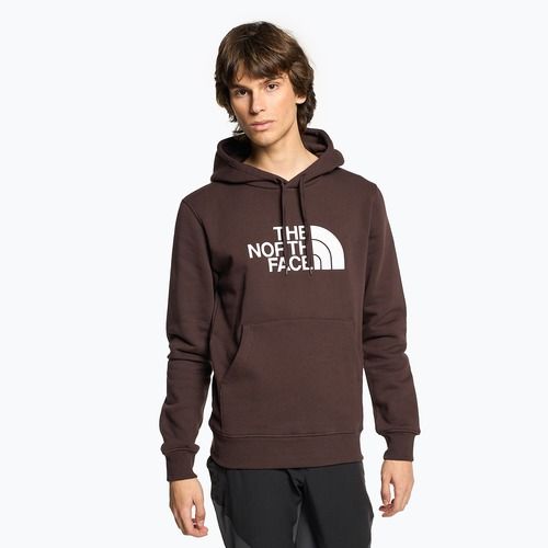 Мъжки пуловер с качулка The North Face Drew Peak coal brown