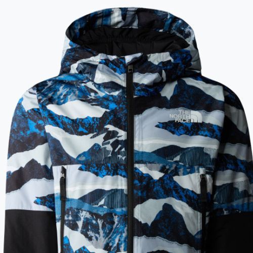 Детско ски яке The North Face Freedom Insulated optic blue mountain traverse print