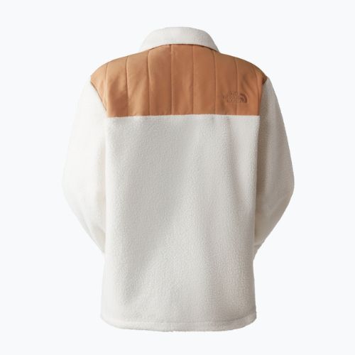 Флийс яке за жени The North Face Cragmont Fleece Shacket gardenia white/almond butter