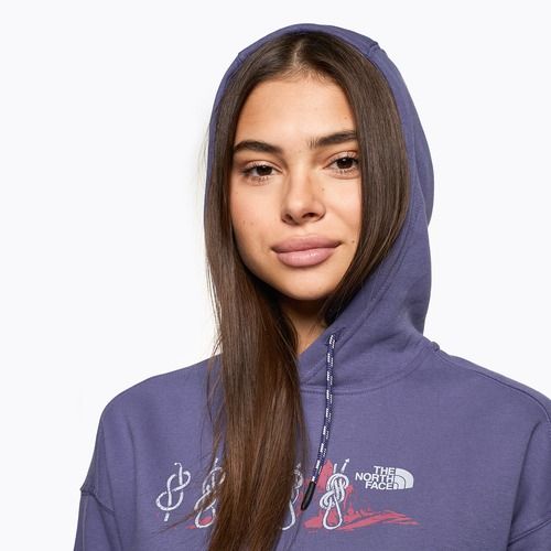 The North Face Outdoor Graphic Hoodie cave blue за жени