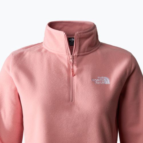 Дамски поларен суитшърт The North Face 100 Glacier 1/4 Zip shady rose