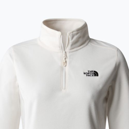 Дамски поларен суитшърт The North Face 100 Glacier 1/4 Zip gardenia white