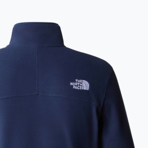 Мъжки поларен суитшърт The North Face 100 Glacier 1/4 Zip summit navy