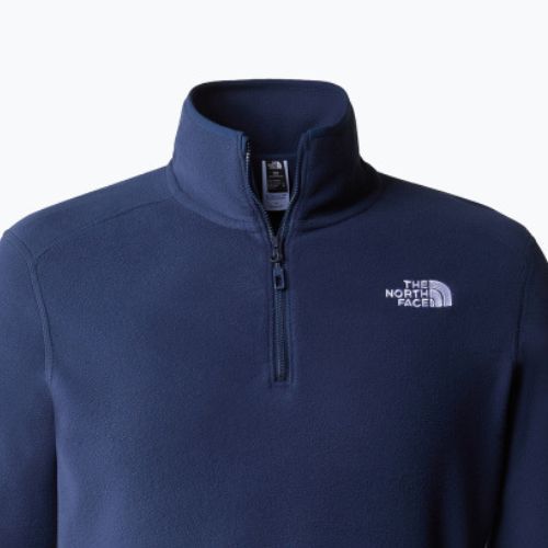 Мъжки поларен суитшърт The North Face 100 Glacier 1/4 Zip summit navy