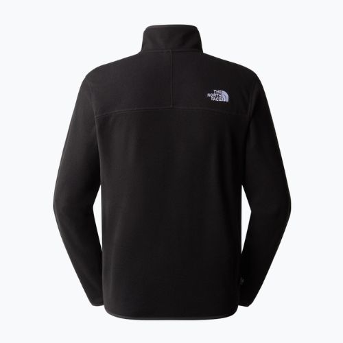 Мъжки поларен суитшърт The North Face 100 Glacier 1/4 Zip black