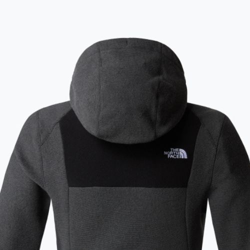 Дамска качулка The North Face Homesafe Full Zip Fleece Hoodie black/asphalt grey stripe/black