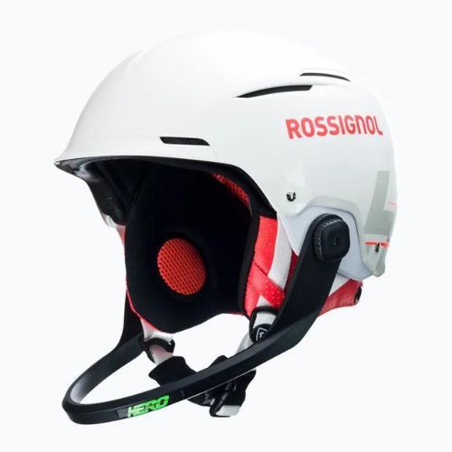 Rossignol Hero Slalom Impacts ски каска + Chinguard бяла