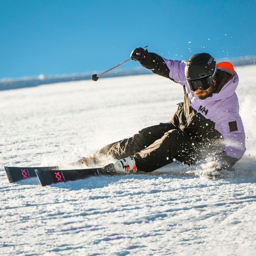 Ски за спускане Völkl Deacon 72 Master + XCOMP 16 GW тъмно синьо/розово