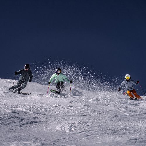 Ски за спускане Völkl Deacon 72 Master + XCOMP 16 GW тъмно синьо/розово