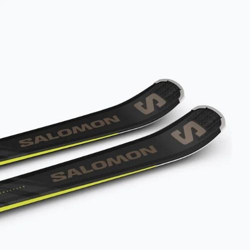 Ски за спускане Salomon S/Max 8 XT + M11 GW black/driftwood/safety yellow