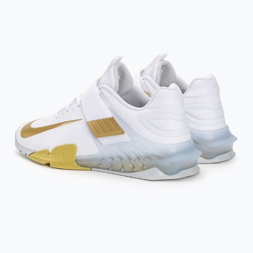 Nike Savaleos бели/черни железни сиви обувки за вдигане на тежести