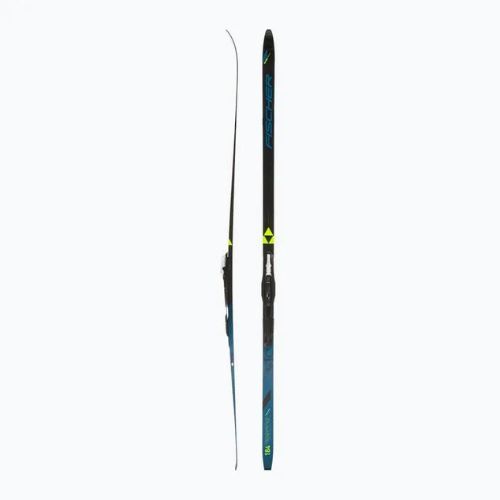 Ски за ски бягане Fischer Fibre Crown EF Mounted + връзки Tour Step-In black/blue