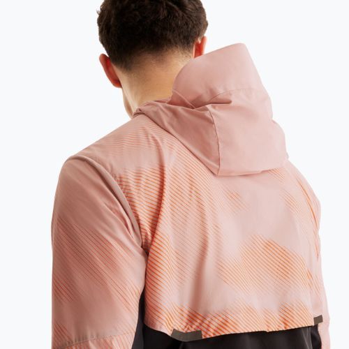 Мъжко яке за бягане On Running Weather Lumos woodrose/black
