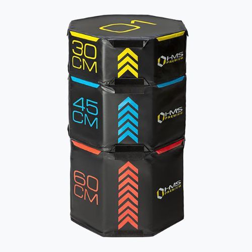 HMS PYOBS01 Комплект многоцветни плиометрични кутии Octagon Premium