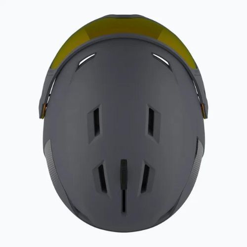 Ски каска Salomon Pioneer LT Visor S2 абанос/червено