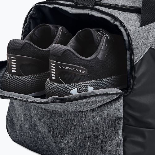 Under Armour Undeniable 5.0 Duffle M 58 l pitch gray medium heather/black/black пътна чанта