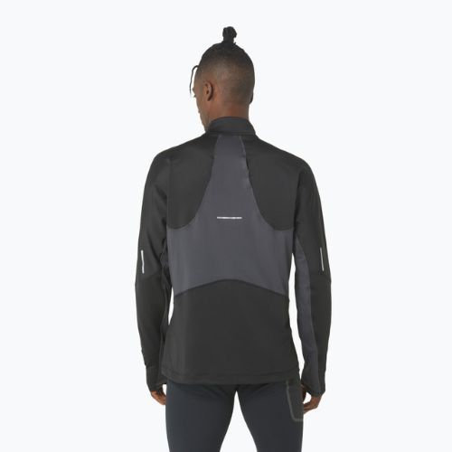 Мъжки потник за бягане ASICS Winter Run 1/2 Mid Layer performance черен/графитен сив