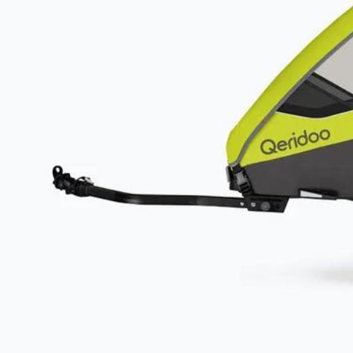 Qeridoo ремарке за велосипед Sportrex 2 ново лайм зелено