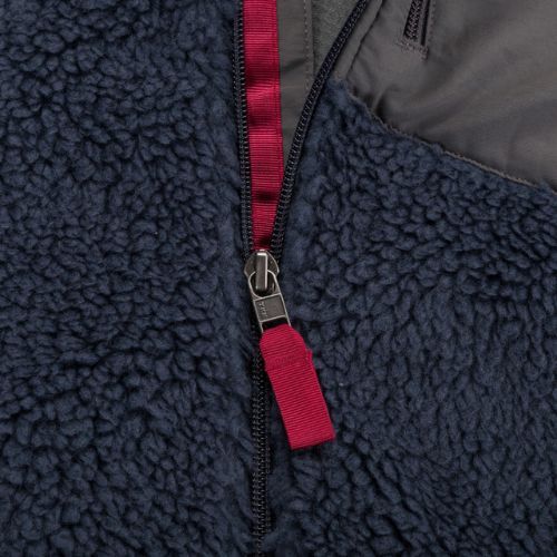 Мъжки суитшърт Patagonia Classic Retro-X с полар new navy w/wax red