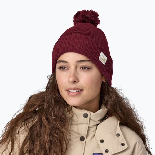 Patagonia Powder Town Beanie зимна шапка '73 skyline/carmine red