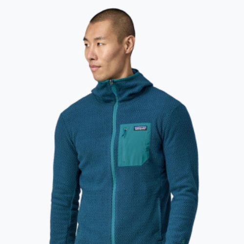 Мъжки потник за трекинг Patagonia R1 Air Full-Zip lagom blue