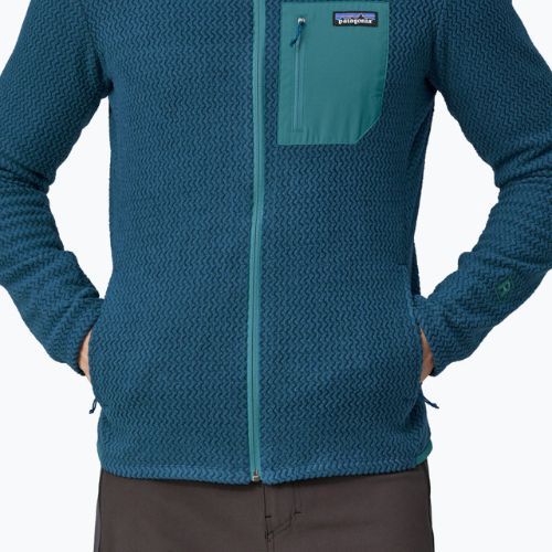 Мъжки потник за трекинг Patagonia R1 Air Full-Zip lagom blue